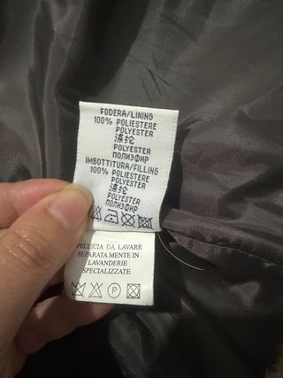 Giacca Conbipel con pelo marrone