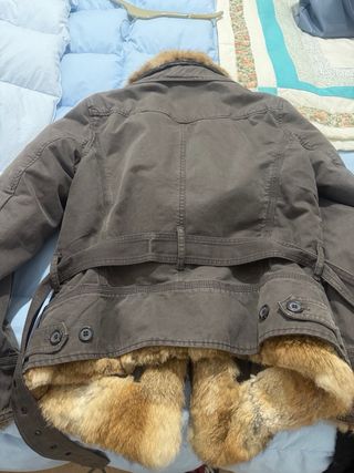 Giacca Conbipel con pelo marrone