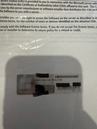 Microsoft Windows Server 2022 RDS CAL 5 User