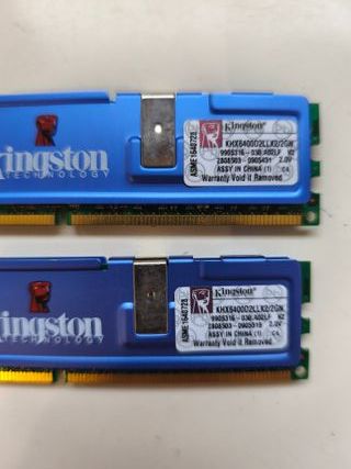 RAM Kingston HyperX DDR2 2GB (2×1GB) KHX6400