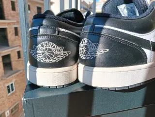 Nike Air Jordan 1 Low Blanco/Negro