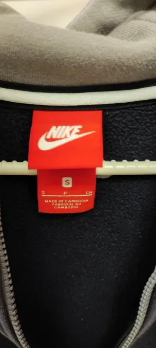 Sudadera Nike Azul y Gris con Capucha