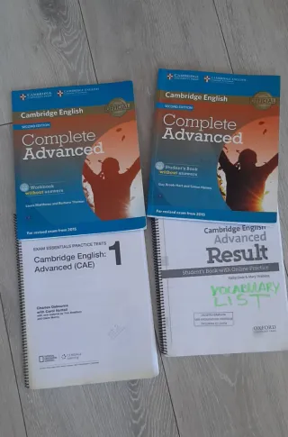 Material preparación Examen Advanced Inglés