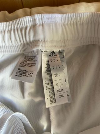 Pantalón Chándal Real Madrid Blanco Adidas