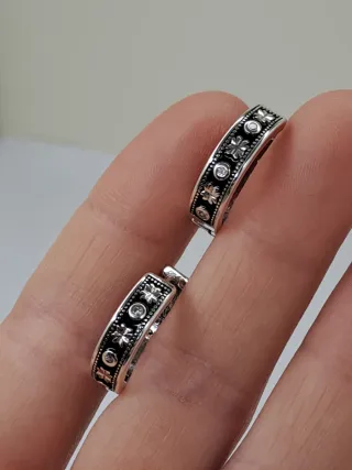 Orecchini Argento S925 con Decorazioni