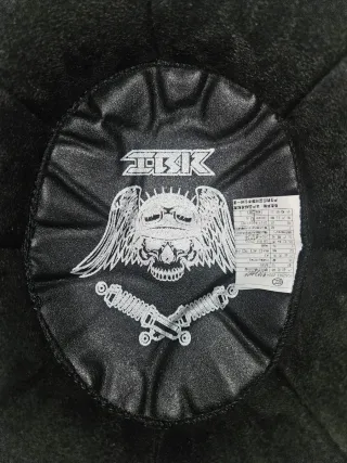 Casco Moto Vintage Negro