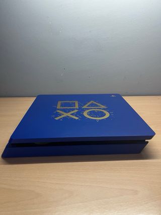 PS4 Slim Edición Especial Azul + Mando