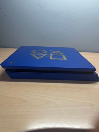 PS4 Slim Edición Especial Azul + Mando