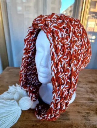 Gorro Lana Suave con Pompones