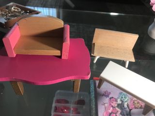 Accessori casa Barbie in legno