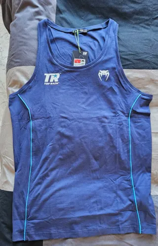 Camiseta Tirantes Venum boxeo Top Rank Azul Talla