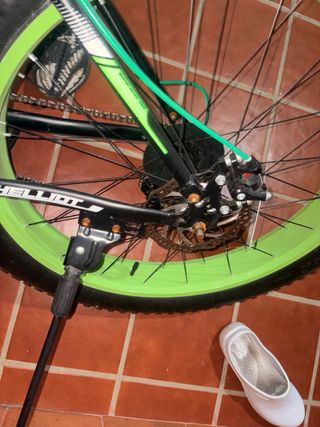 Bicicleta Fat Bike Ruedas Verdes
