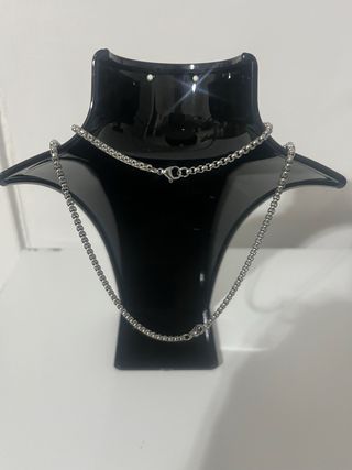 Conjunto Cadena y Pulsera Acero Inoxidable