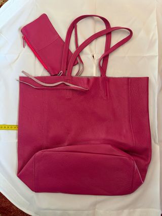 Borsetta Fucsia Ecopelle