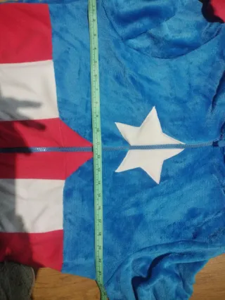 Pijama Manta Capitán América Talla M-L