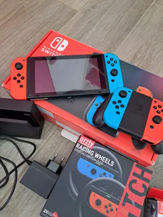 Nintendo Switch con accesorios