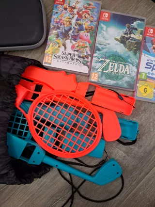 Nintendo Switch con accesorios