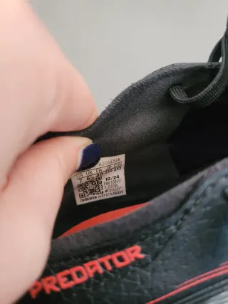 Adidas Predator Turf Zapatillas Fútbol Negro Rojo