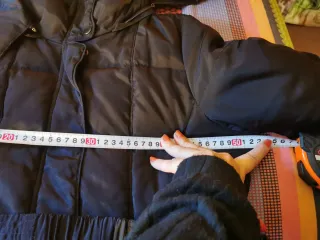 Abrigo plumífero Zara negro mujer