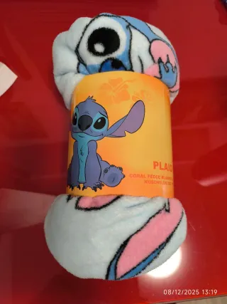 Manta Coralina Sticth Disney