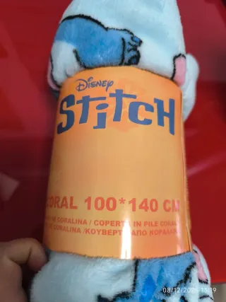 Manta Coralina Sticth Disney