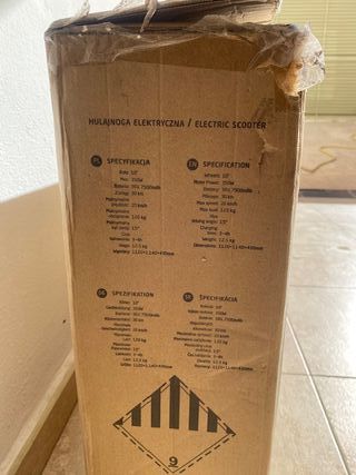 Patinete eléctrico nuevo