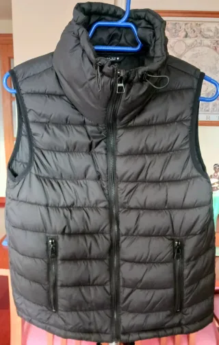 Chaleco Zara Negro Mujer