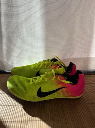 Zapatillas Nike Clavos Verde y Rosa