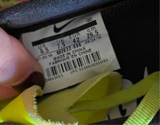 Zapatillas Nike Clavos Verde y Rosa