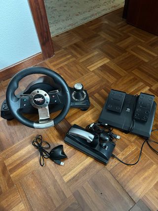 Volante e Pedali Speed Racer PS3 e PC