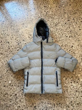 Anorak Lacoste Reflectante gris