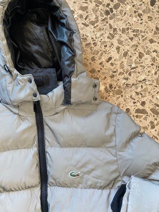 Anorak Lacoste Reflectante gris