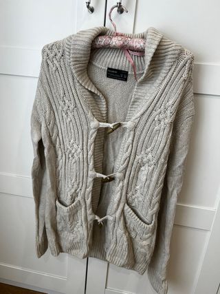 Cárdigan Pull&Bear Beige Talla M