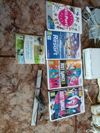 Consola Wii + 5 Giochi