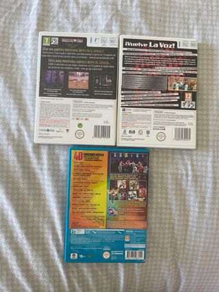 Lote 3 Giochi Wii: Monster High, La Voz, Just Dance