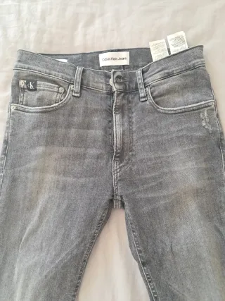 Vaqueros grises Calvin Klein hombre/niño