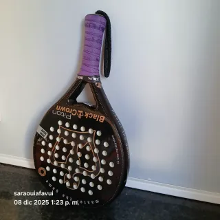 Pala de pádel Black Crown Piton