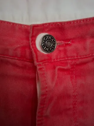 Pantalones Gucci Rojo Hombre