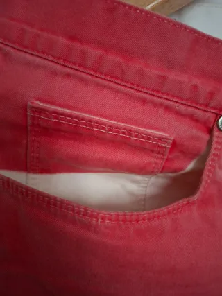 Pantalones Gucci Rojo Hombre