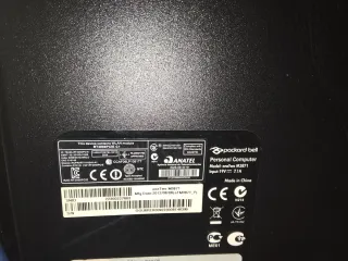 packard bell modelo OneTwo m3871