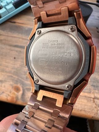 Reloj G-Shock GMA S2100 Rosado Metálico