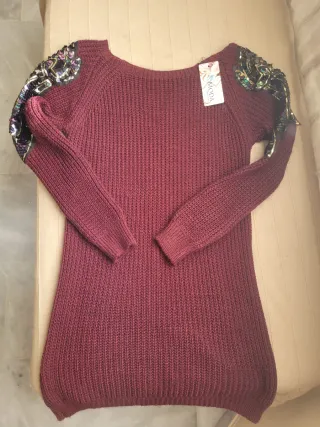 Vestido de punto fiesta lentejuelas