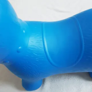 Perro saltador Ludi azul juguete interior/exterior