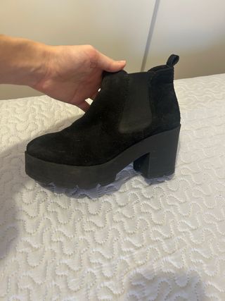 Botín 100% piel negro fabricado en España