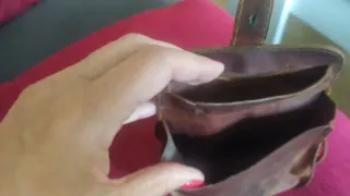 Bolso de cuero para bici