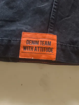 Cazadora vaquera negra con capucha 11-12 años 152