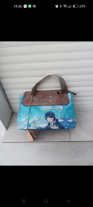 Bolso Sweet Candy Azul y Marrón