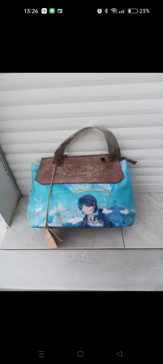 Bolso Sweet Candy Azul y Marrón