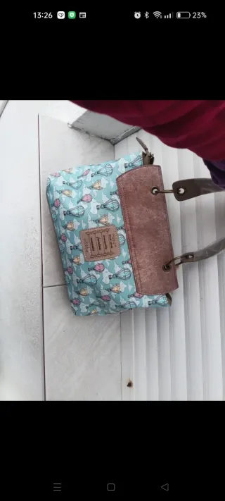 Bolso Sweet Candy Azul y Marrón