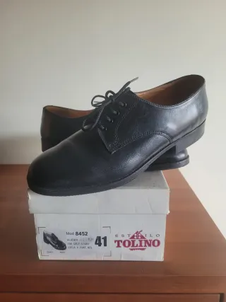Zapatos blúcher piel T.41 Tolino
